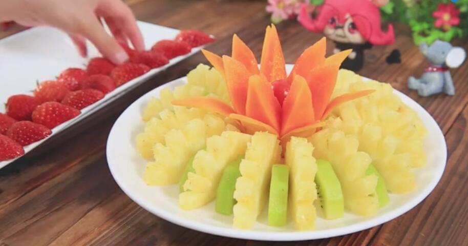 水果拼盘图片及做法,高颜值拼盘好看又好做