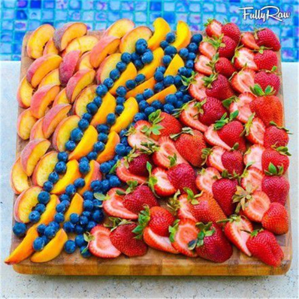 聚会创意水果拼盘图片,超简单的水果拼盘